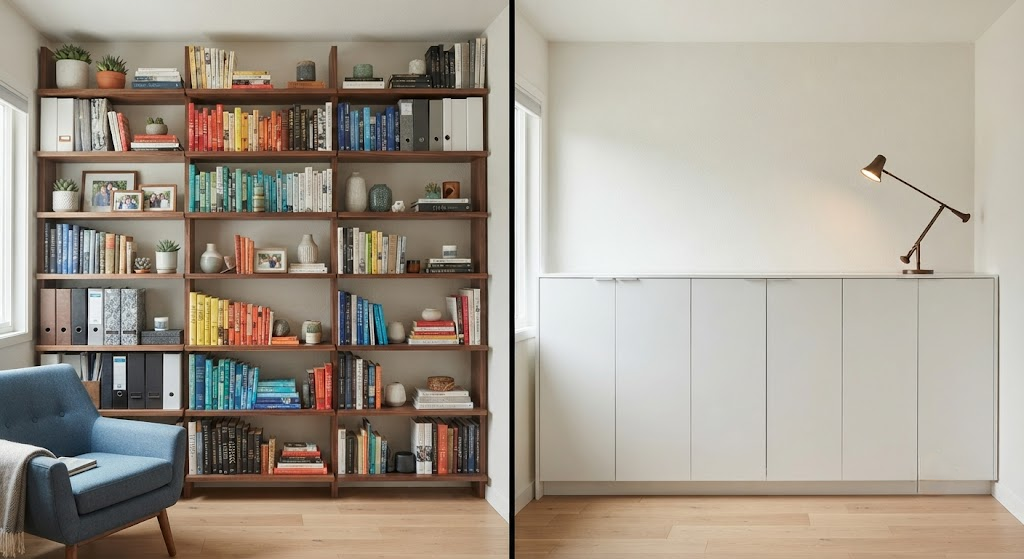 Open Shelving vs. Closed Cabinets: A Storage Decision That Changes How You Work
