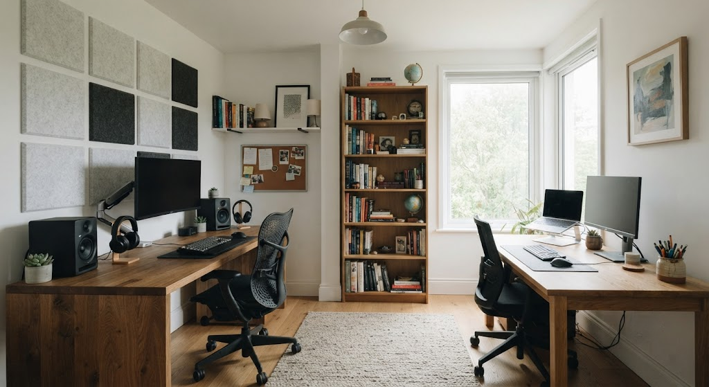 The Shared Home Office: Two Desks, One Room, Zero Arguments About Noise