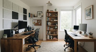 The Shared Home Office: Two Desks, One Room, Zero Arguments About Noise