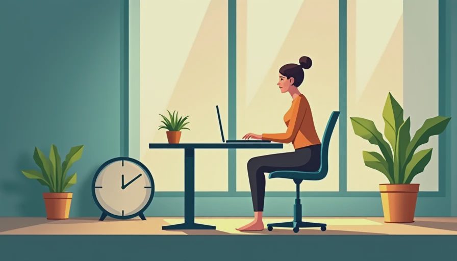 Visual context for best sit stand desk