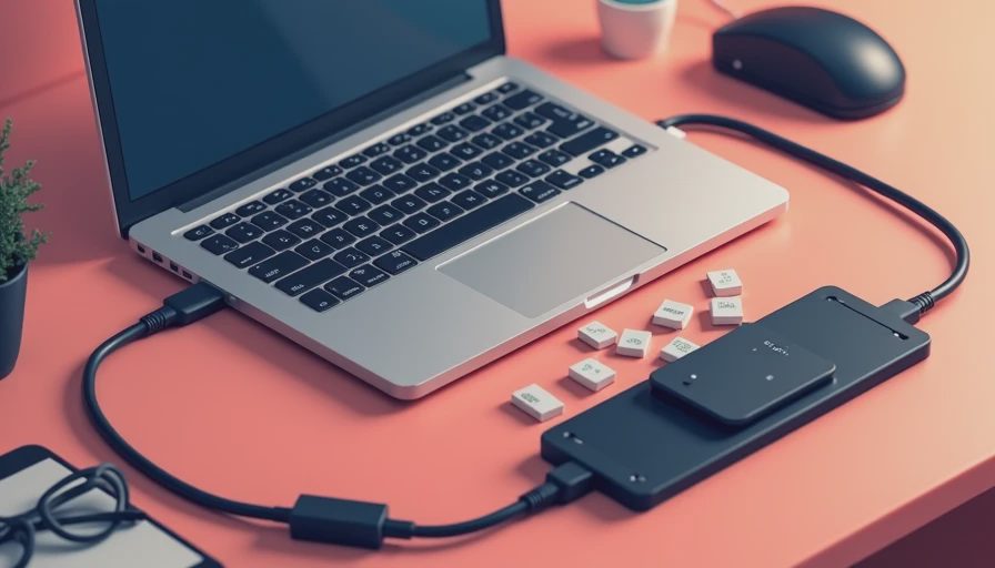 Visual context for cable management desk
