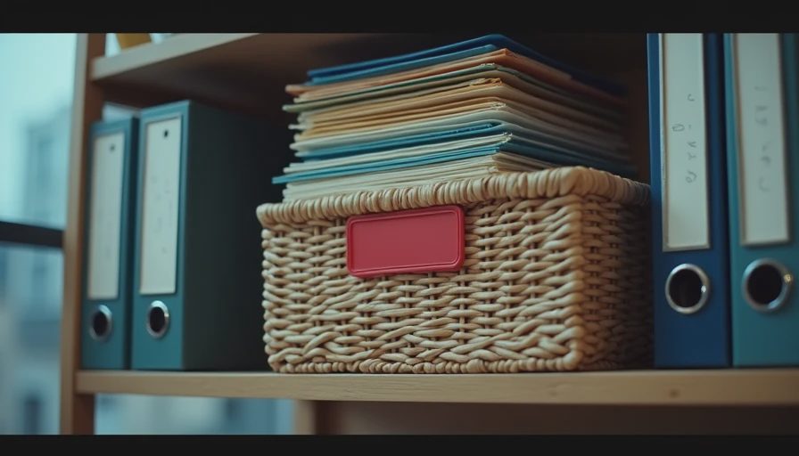 Illustration for small home office storage ideas