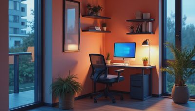 Small Home Office Layouts That Work for Real Workdays