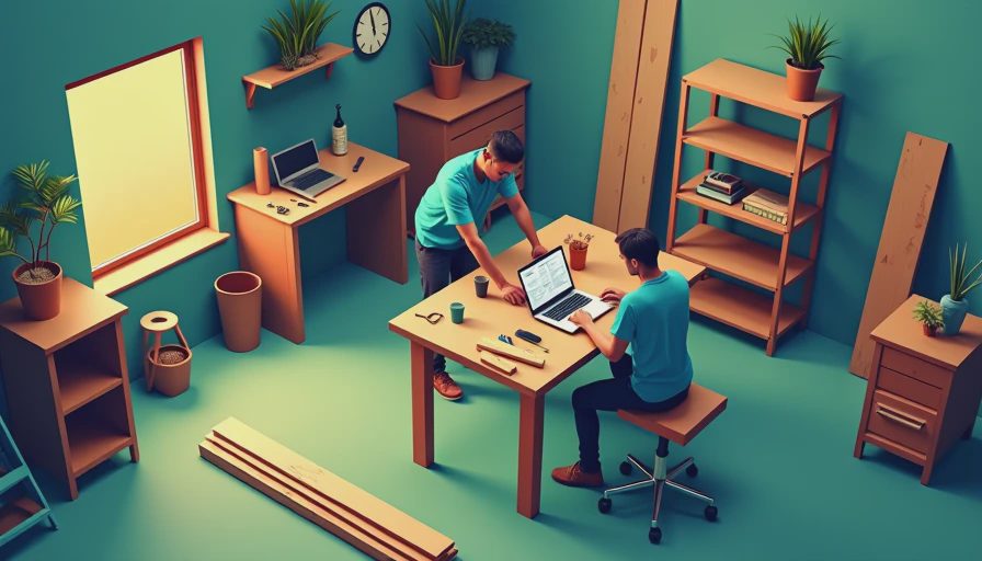 Visual context for diy desk plans free
