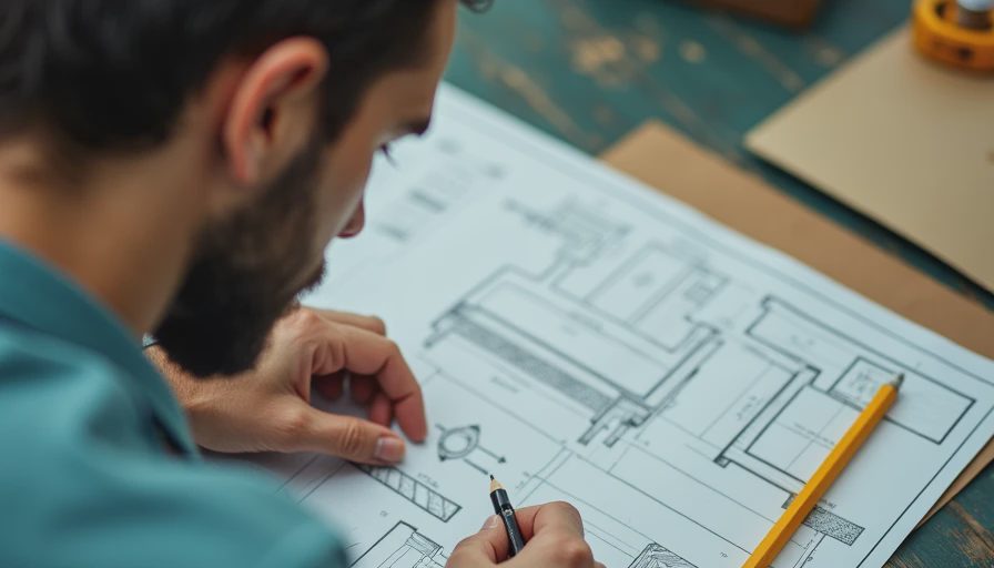 Illustration for free diy desk plans