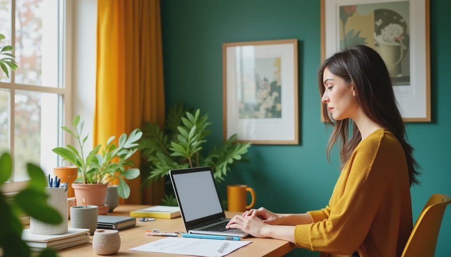 Visual context for budget-friendly ways to personalize home office without new furniture