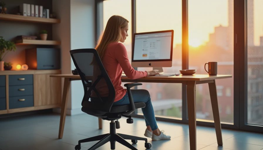 Illustration for office chair