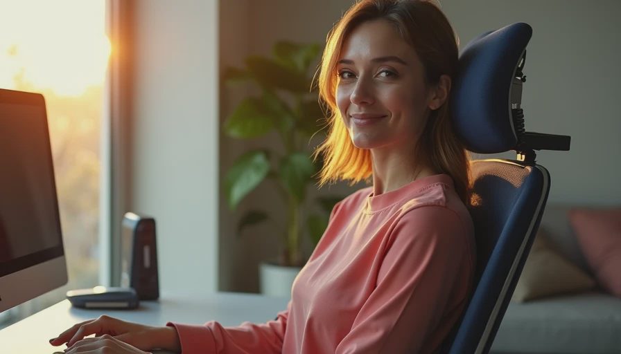 Visual context for office chair