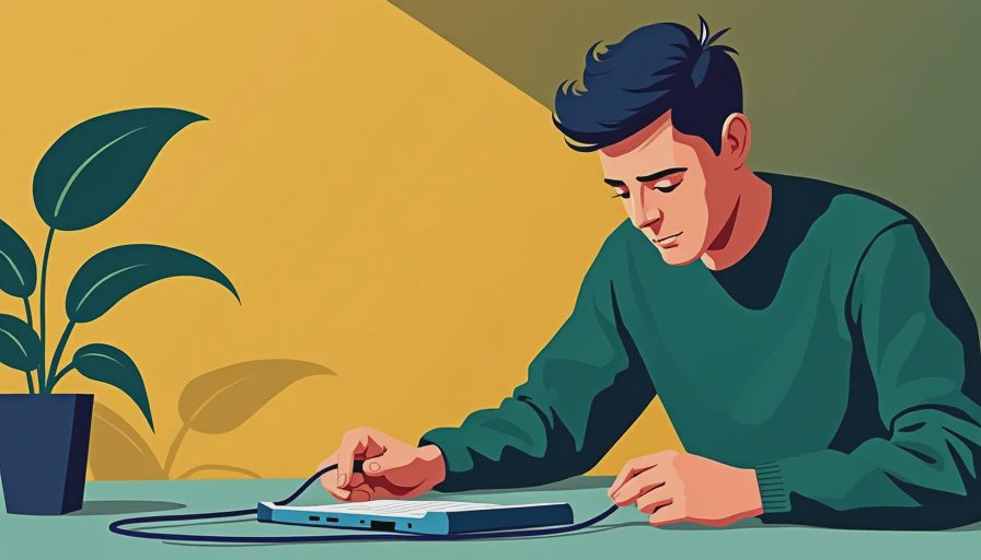 Illustration for cable management