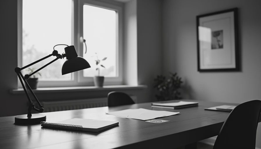 Illustration for desk lamp